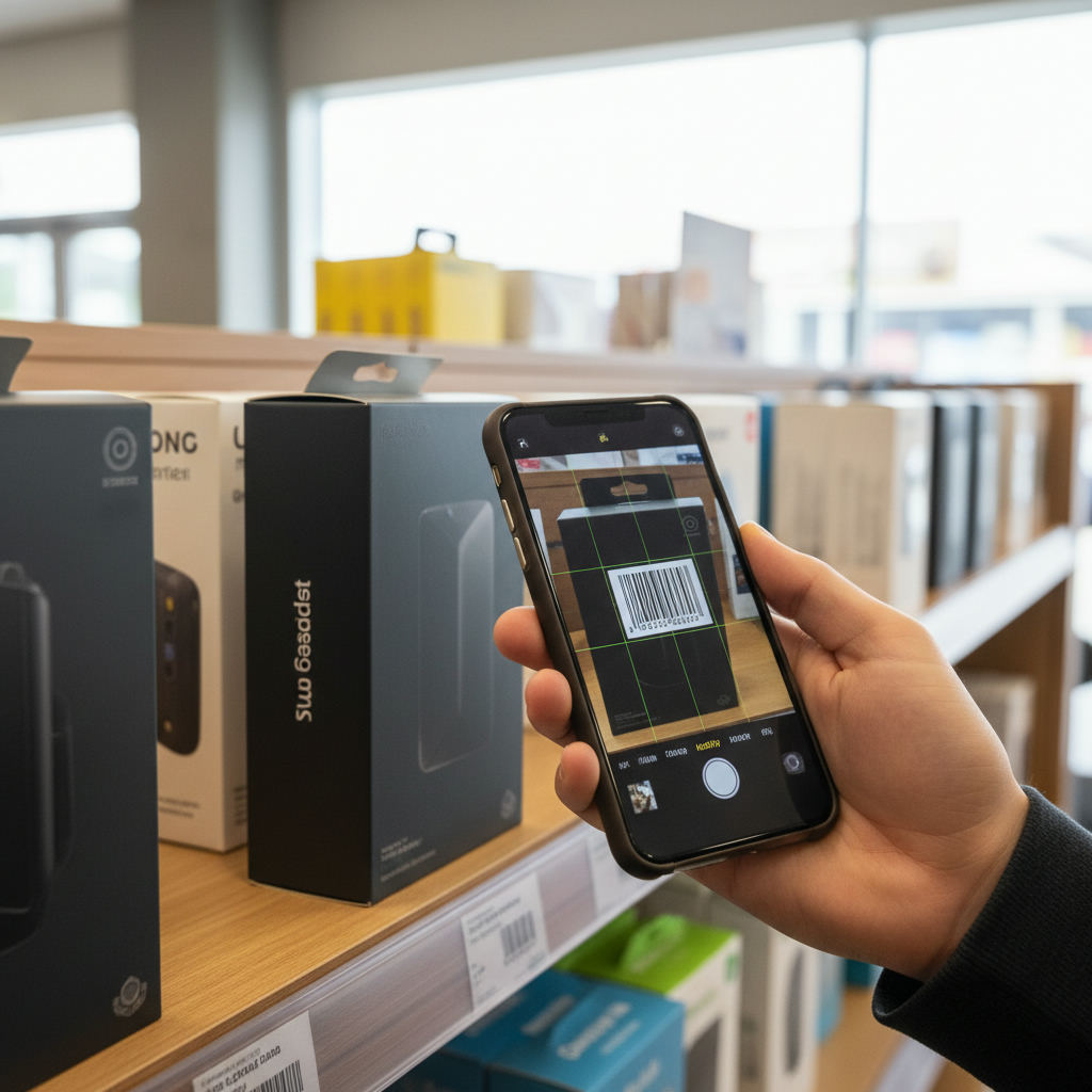 Phone scanning barcode product retail store — barcode scanner for resellers North Carolina guide (FlipAI)