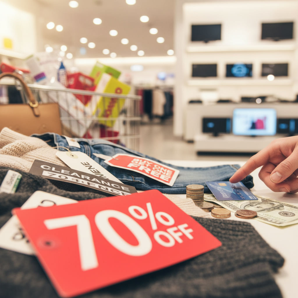 Bargain deals discount shopping price tags — bargain shopping Georgia guide (FlipAI)