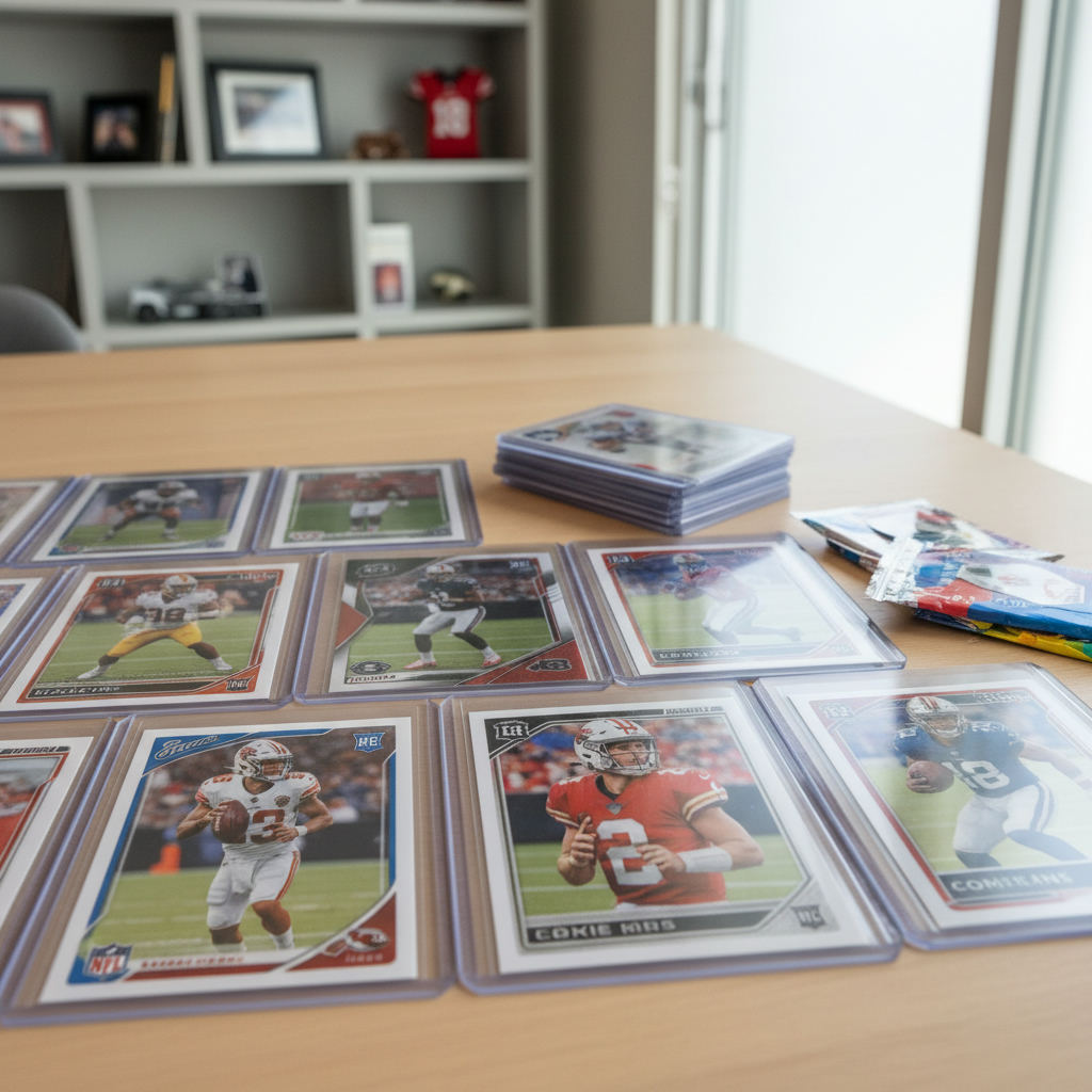 NFL football trading cards collection rookie — sell NFL cards in Ohio guide (FlipAI)
