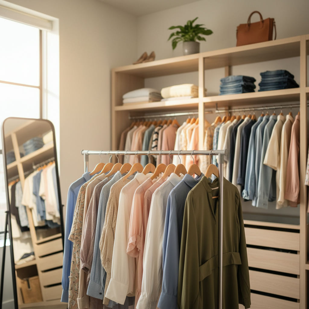 Fashion clothing reselling closet wardrobe — sell on Poshmark Arizona guide (FlipAI)