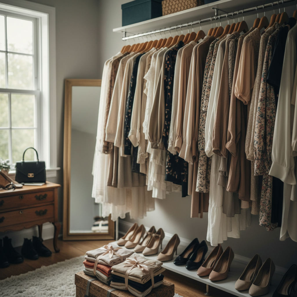 Fashion clothing reselling closet wardrobe — sell on Poshmark Oklahoma guide (FlipAI)