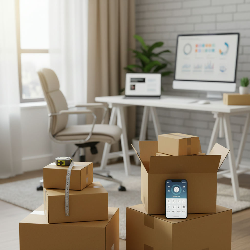 Ebay shipping boxes calculator home office — profit ebay calculator guide (FlipAI)