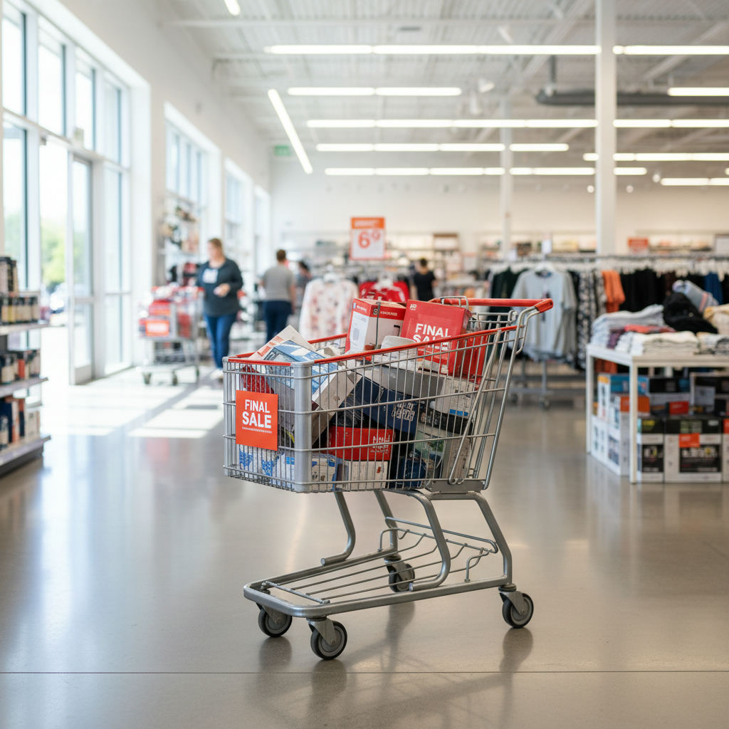 Retail store clearance deals shopping cart — retail arbitrage North Carolina guide (FlipAI)