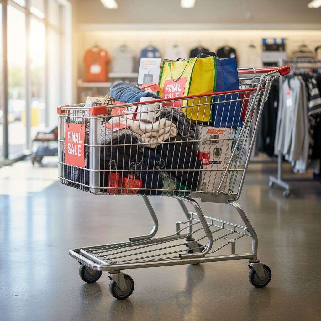 Retail store clearance deals shopping cart — retail arbitrage Texas guide (FlipAI)