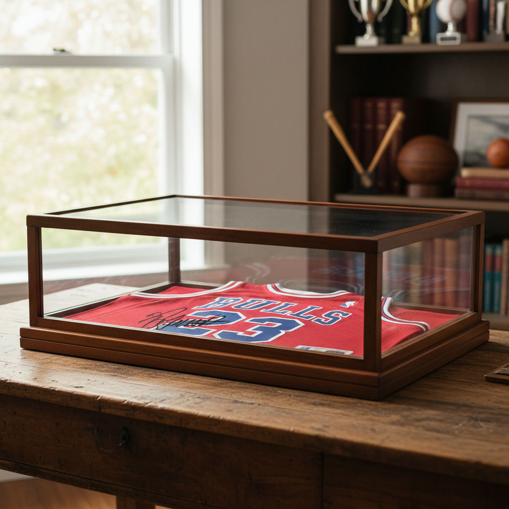 Signed sports jersey autographed memorabilia display case — sports memorabilia value Georgia guide (FlipAI)