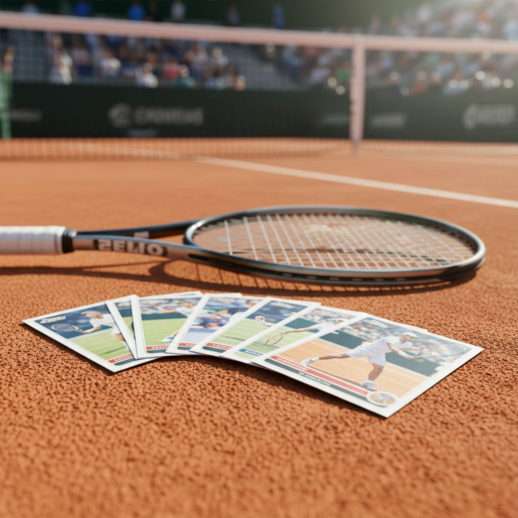 Tennis trading cards racket court — sell tennis cards in Arizona guide (FlipAI)