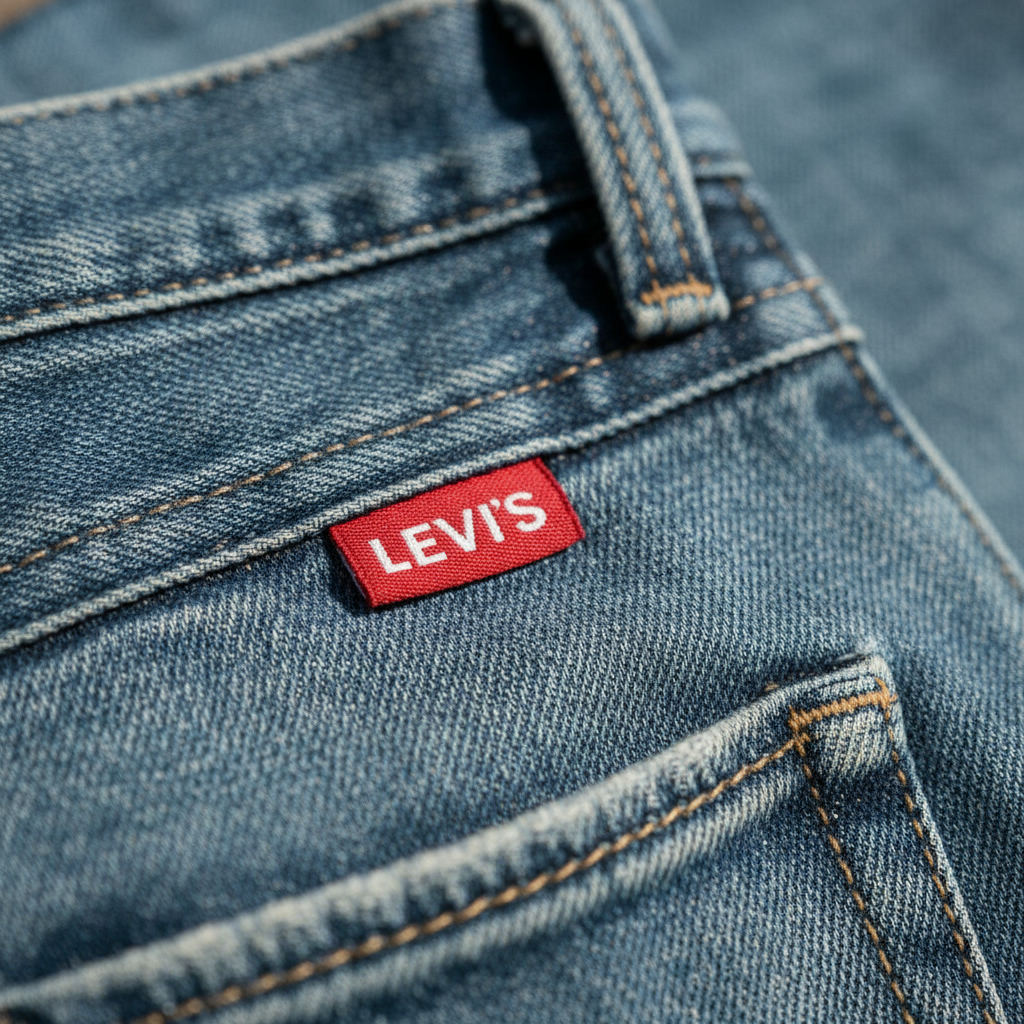 Vintage levis denim jeans red tab close up — vintage levi jeans value guide (FlipAI)
