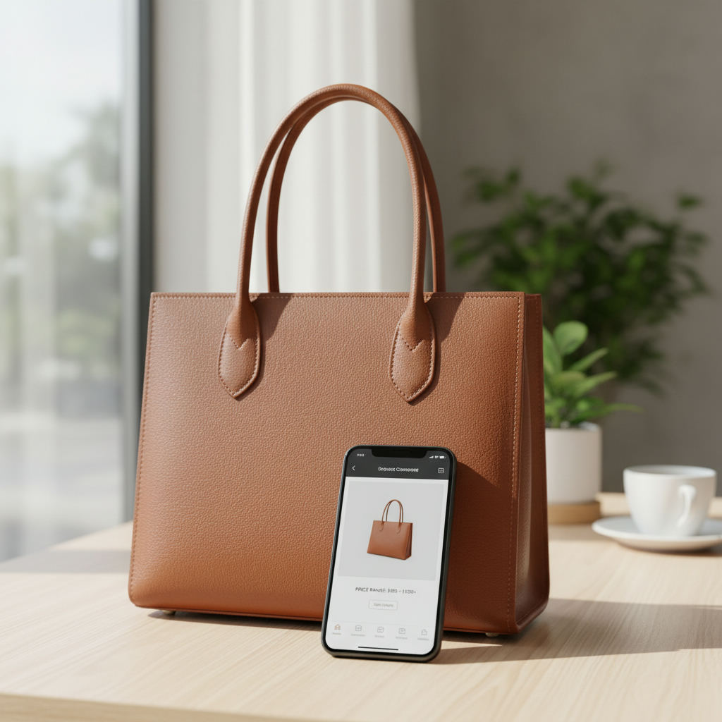 Close up of item with phone showing price range — what is the value of this guide (FlipAI)
