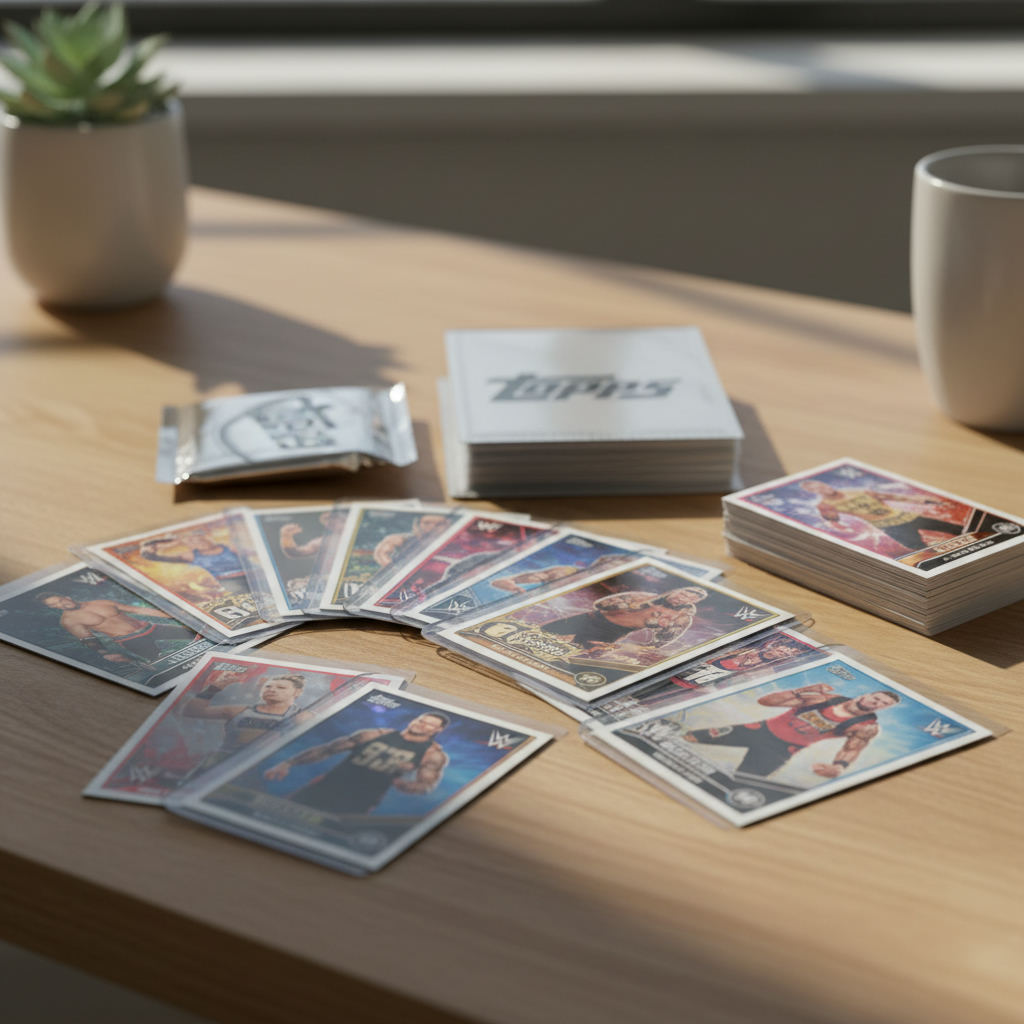 WWE wrestling trading cards Topps collection — sell WWE wrestling cards in New York guide (FlipAI)